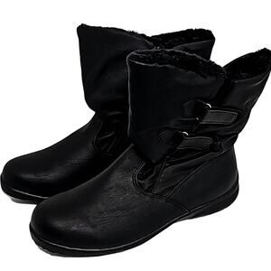 Totes Snow Boots Inner Zippers Adjustable Straps Water Proof Womens Size 10M